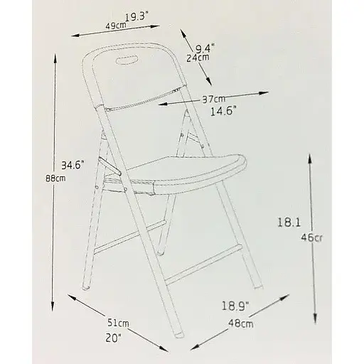 Стілець Time Eco ТЕ-1813 складаний коричневий - фото 3