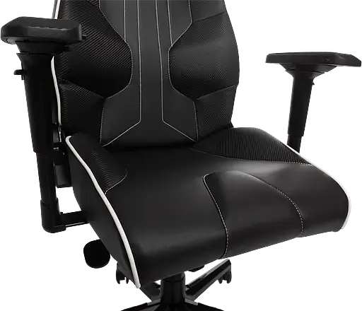 Геймерське крісло GT Racer чорне з білим (X-8007 Black/White) - фото 6