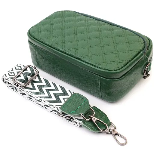 Кожаная женская сумка Vintage 21х15х7 см sum0026583 - фото 8