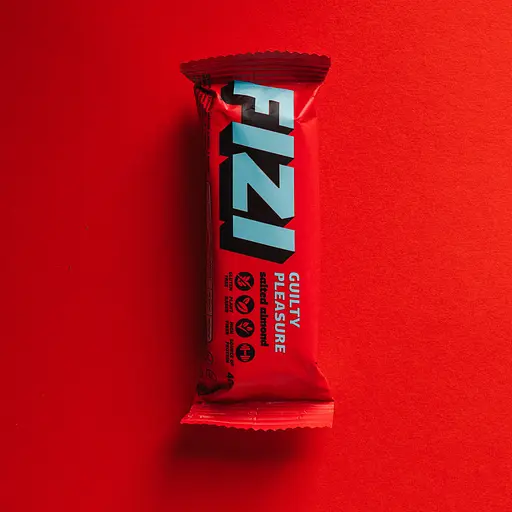 Батончик шоколадний Fizi Guilty Pleasure Salted Almond 40 г х 10 шт. шоу-бокс - фото 7