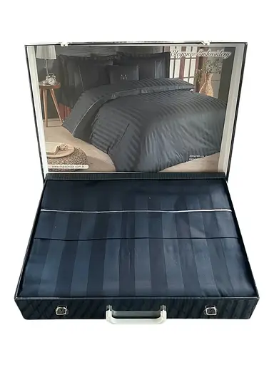 Постільна білизна Elegance Antrasit Сатин Преміум Maison D'or pbe0051927 - фото 1