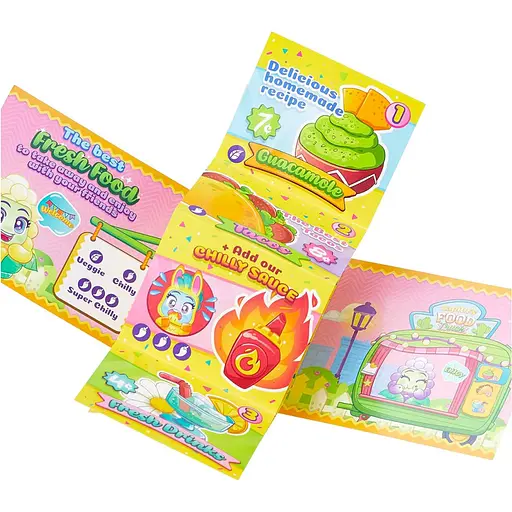 Игровой набор Фургончик с Едой Moji Pops PMPSB216IN80 2 фигурки аксессуары - фото 2