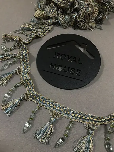 Серо-бежевая бахрома - фото 1