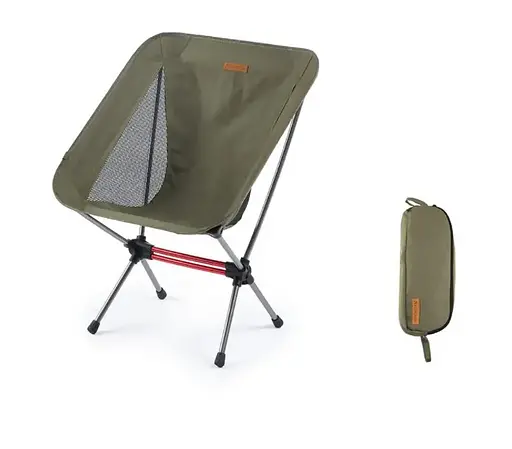 Туристическое раскладное кресло Naturehike YL08 NH20JJ027 (Зеленое) - фото 3
