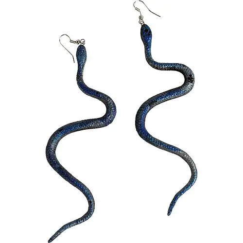 Сережки Медуза Горгона - фото 1