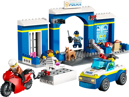Конструктор LEGO City Преследование на полицейском участке, 172 детали (60370) - фото 2