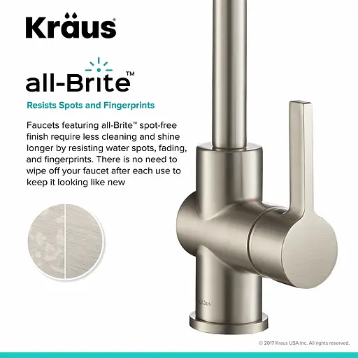 Змішувач для кухні Kraus Britt KPF-1690SFS Нержавіюча сталь - фото 8