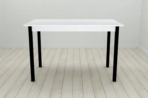 Стіл кухонний Ferrum-decor Маріо 75x120x70 Чорний ДСП Біле 16мм (FRD-106195) - фото 6