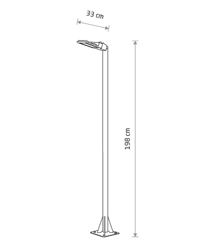 Вуличний світильник Nowodvorski 9252 Pathway LED 1x24W 3000K 2200Lm IP44 чорний - фото 4