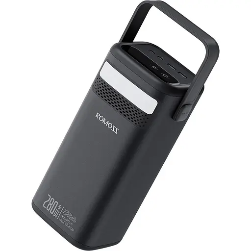 Зовнішній акумулятор Romoss PMT75 75000mAh 280W Black (PMT75-1E2-2133H) [120786] - фото 3