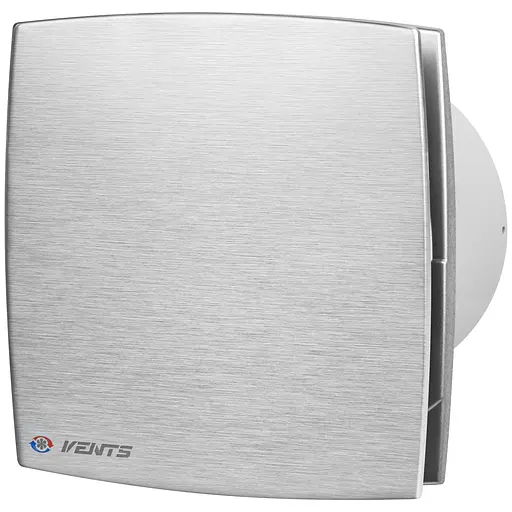Вентилятор вытяжной бытовой Vents 125 ЛДА Алюминий матовый - фото 1