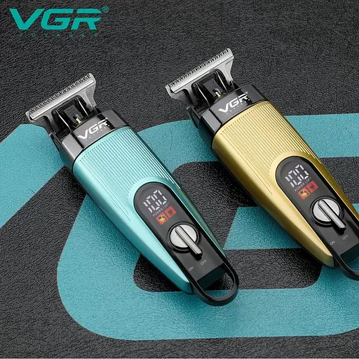 Машинка триммер для стрижки волосся VGR V-975 з насадками - фото 7