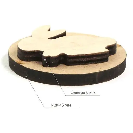 Штамп для вибійки Rosa Talent №2 Великдень 5x4.5см - фото 2