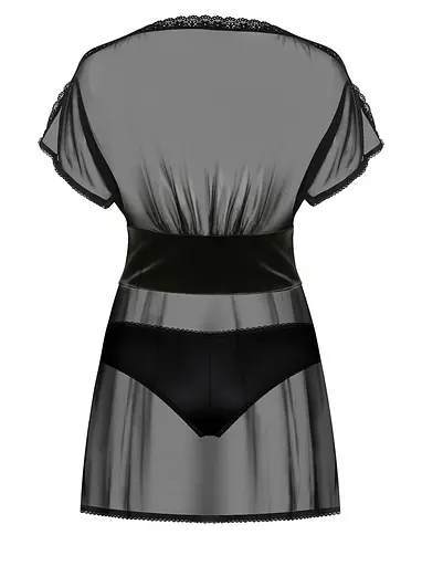 Комплект білизни Obsessive 868-BAB-1 L/XL чорний - фото 6