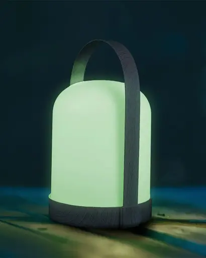 Настільна лампа на батарейках Goldlux 330642 Minorka LED 1x0.3W 3000К+RGB IP20 біла - фото 3