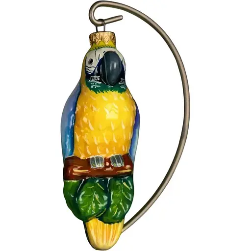 Ялинкова прикраса Різдвяні історії Папуга тропічний Ара скло (4820001045499)