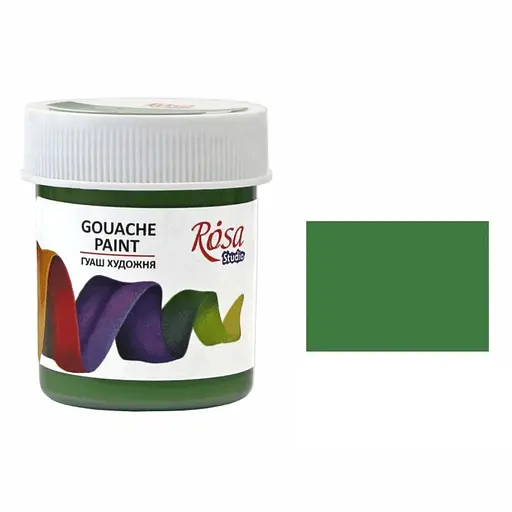 Краска гуашевая Окись хрома (918) 40 мл Rosa Studio