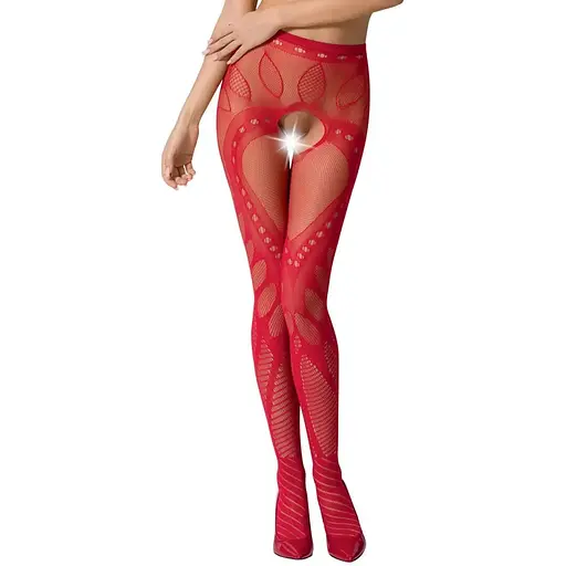 Эротические колготки-бодистокинг Passion S007 Red