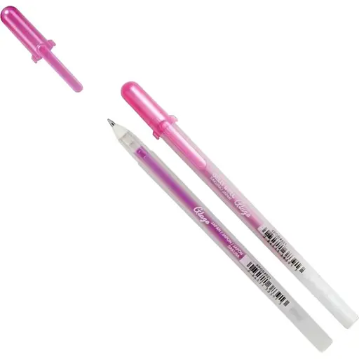 Ручка гелева Sakura Glaze 3D-Roller Трояндовий - фото 1