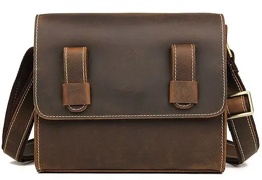 Чоловіча шкіряна сумка Vintage 22,5х17х6 см sum0012918 - фото 1