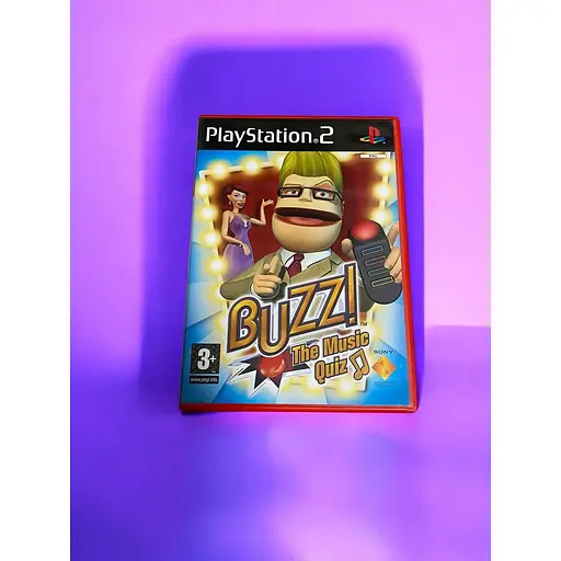 Диск с игрой на PlayStation 2 лицензия Buzz! The Music Quiz
