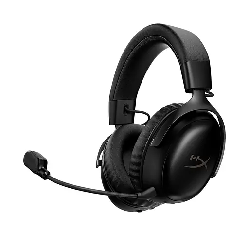 HyperX Гарнитура игровая Cloud III S, WL/USB-A/USB-C, черный - фото 1