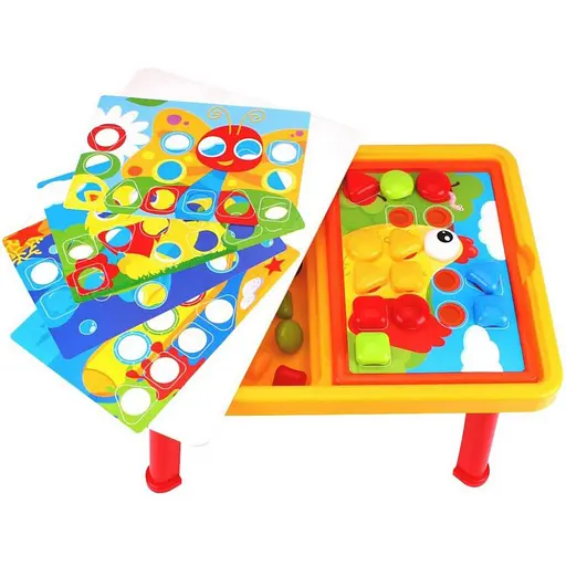 Игрушка ТехноК "Игровой столик-Play Table Mosaic" 31х27х43 см 8140TXK - фото 2