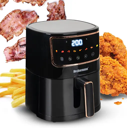 Аэрогриль аэрофритюрница Heckermann 1800 Вт 4.7 л - фото 5