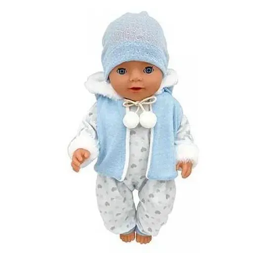 Пупс интерактивный, BL242P, 45 см, с аксессуарами, пьет из бутылочки, ходит на горшок