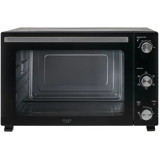 Електрична піч Adler AD 6025 1500Вт/ 35л /електроплита/ механічне керування/чорна - фото 3