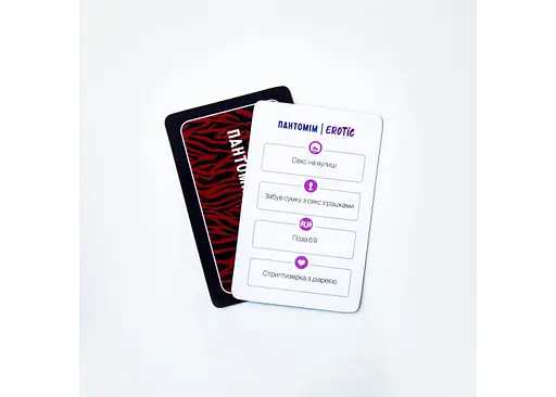 Настільна гра Asgard Games Пантомім Erotic (укр.) (ВР_ПЕ) - фото 9