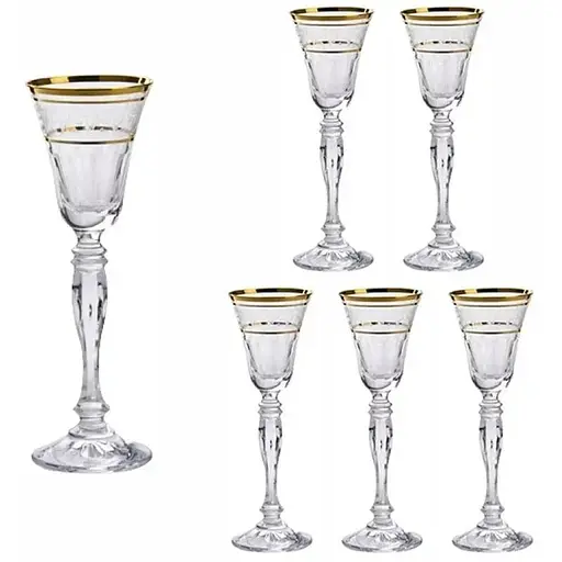 Набір чарок для лікеру Lora Камена 50 мл 6 шт. NGC138SETLIQ-D