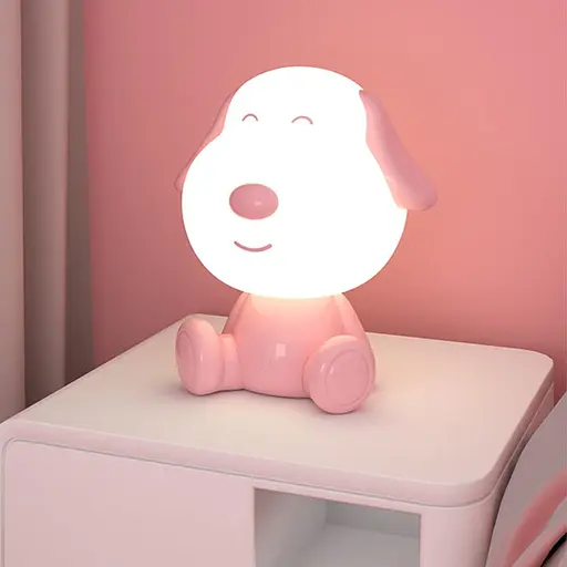 Світильник-нічник  Kite LED з акумулятором Doggy рожевий (K24-491-3-2) - фото 4