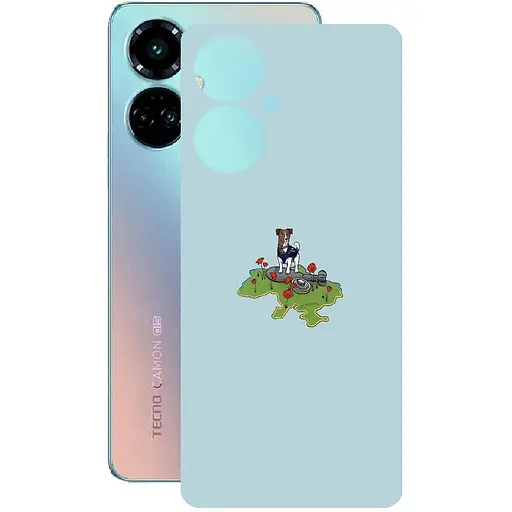 Защитная пленка StatusSKIN для Tecno Camon 19 Pro Корпус Винил Патрон 2 - фото 1