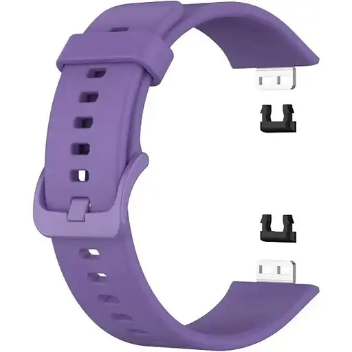 Ремешок DK для Huawei Watch Fit / Fit SE Silicone Sport Full Light Classic (viola) - фото 3