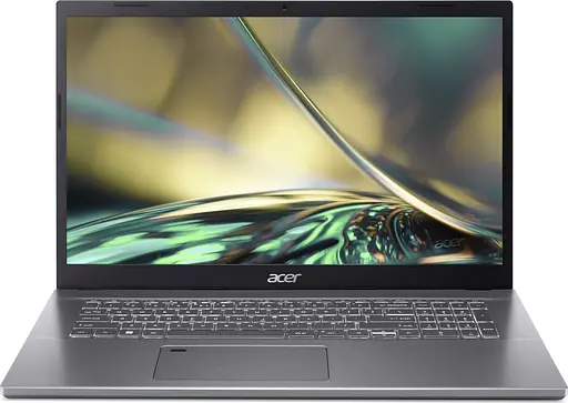 Ноутбук Acer Aspire 5, 17,3" FHD IPS, 16GB DDR4, 512GB NVMe SSD, Intel Core i7-12650H, Steel Grey (A517-53-710X) (NX.KQBEG.007) Windows 11 Home