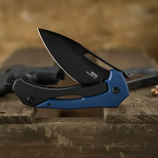 Нож SOG Bulwark FLK Blue - фото 5