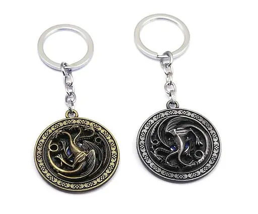 Брелок Таргарієнов Гра Престолів House Targaryen Game of Thrones GT 3.55 - фото 6