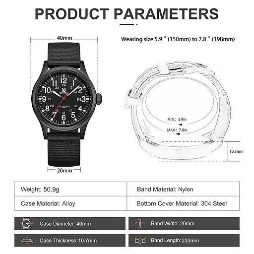 Годинник Besta Command Black - фото 7