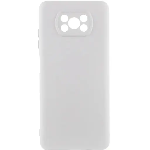 Чохол Silicone Cover Lakshmi Full Camera (AA) для Xiaomi Poco X3 NFC / Poco X3 Pro Білий / White