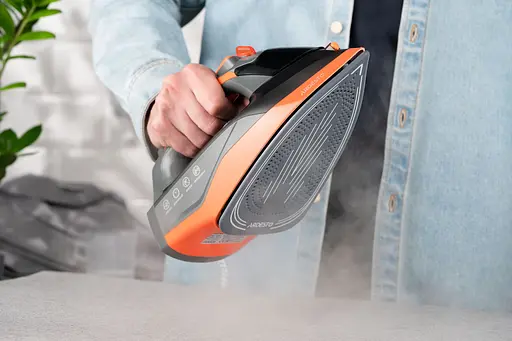 ARDESTO Утюг IR-C2233-GR, 2200Вт, 340мл, керам. подошва, черно-оранжевый - фото 3