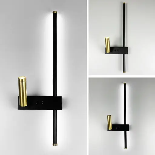 Лінійний бра Vogue зі спотом права Line F WB 10/2 R BK - фото 8