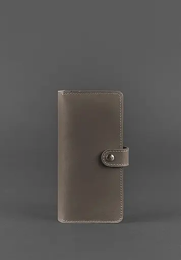 Кожаное женское портмоне 7.0 темно-бежевое. - фото 3