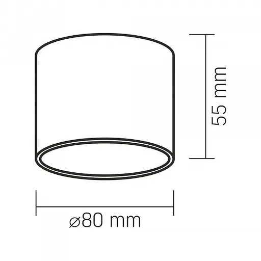 Світильник Videx під лампу GX53 накладний Білий (VL-SPF26A-W) - фото 4