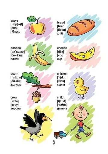 Словники для дітей : Про все на світі. English для дітей (Українська ) - фото 4