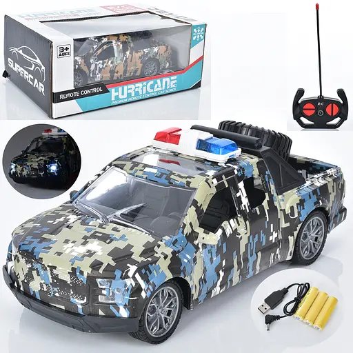 Джип на радіокеруванні, 23 см, світло, гумові колеса - фото 2