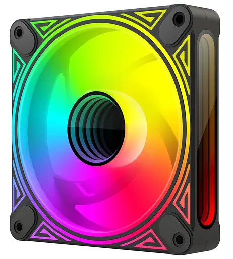 Вентилятор Coolmoon 120мм CM-DM1-B Reverse (CM-DM1-B-R) Black - фото 1