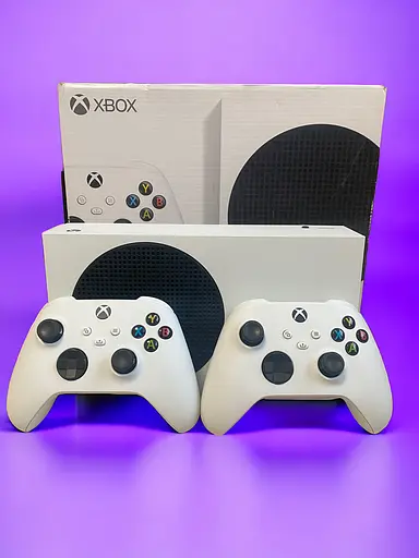 Стационарная игровая консоль Microsoft Xbox Series S 2 джойстика + гарантия - фото 2
