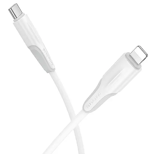 Дата кабель Borofone BX119 New Type-C to Lightning 27W (1m) White - фото 2