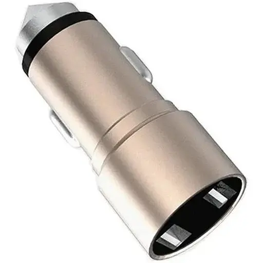 Автомобильное зарядное устройство WUW C87 Золотой